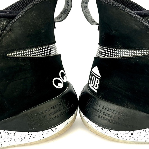 Nike AlphaDunk Carbon Fiber Basketball Shoe Sneaker OREO Wolf Gray Size 13 - Picture 9 of 16